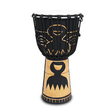 麦尔MEINL 非洲鼓 HDJ系列 整木掏空 手工雕刻 进口手鼓 10寸恶魔之翼-HDJ10