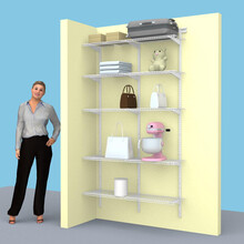 阁室美（CLOSETMAID） 线型储物衣柜 8807 8807 1.22米 I型