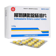 信谊 柳氮磺吡啶肠溶片 0.25g*60片/盒 主要用于性肠病 类风湿性关节炎、溃疡性结肠炎 6盒装