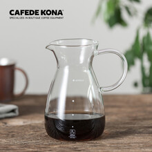 CAFEDE KONA咖啡分享壶 家用耐热玻璃日式可爱壶 滴漏式咖啡器具 日式分享壶CK9042
