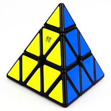 奇艺 魔方格 启明A金字塔 益智减压玩具金字塔魔方 专业调试顺滑 赠教程 启明A金字塔黑色