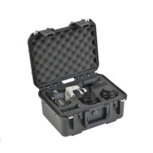 SKB 美国13096-SLRP安全防潮防摔抗震防护箱摄影器材必备用箱一单反加三镜头 黑色 外尺寸：37.5x30x18.5cm