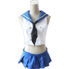 白泽舰队收藏岛风COS服装全套动漫cosplay水手服校园制服collection岛风号 岛风服装八件套装（不含假发） 均码