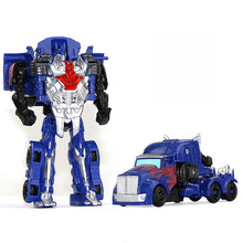 变形玩具金刚5大黄蜂迷你小汽车机器人模型飞机坦克男孩 小号擎天