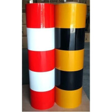久霸凯40/80cm黑黄红白反光膜警示桩反光贴电线杆反光条交通防幢柱子带 1米的3黄2黑50米