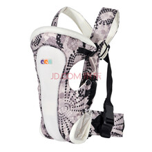 抱抱熊多功能婴儿腰凳宝宝背带婴儿背带A6607 新生儿背带四季款背巾 蝶舞蹈烟