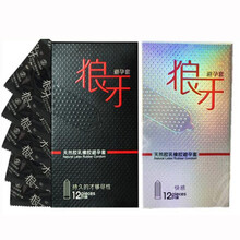 斯香妮 避孕套 狼牙套螺纹大颗粒男用安全套冰感热感成人情趣计生用品 狼牙快感12只+狼牙持久12只装