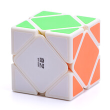 奇艺 启程A斜转魔方 四轴类异形魔方 送教程 益智玩具 白色+教程