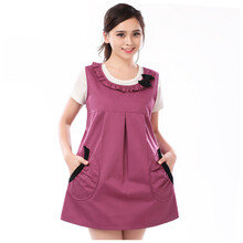 爱家ajiacn 防辐射服 金属纤维防辐射孕妇装加大码 孕妇服 电脑防辐射衣服 3037 紫红色 3XL