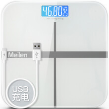 Meilen美乐称重电子秤人体秤体重秤家用精准 送礼礼品公司企业采购批发 标准版白色