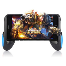 利乐普 手游吃鸡神器按键钮快捷射击绝地求生刺激战场全军出击荒野行动王者荣耀辅助柄手机握把手把 蓝黑