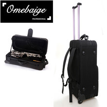 佰格（Omebaige） 欧美佰格拉杆箱包中音萨克斯次中音萨克斯箱包盒便携随行柏格带轮子乐器箱包 次中音带轮子箱包 BGR-TSCL