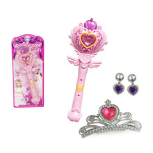 发光玩具 仙女棒闪光音乐魔仙棒 小仙女魔法棒儿童玩具女孩玩具 爱心套装(摇晃感应)