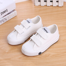 回力童鞋春秋儿童帆布鞋男童板鞋低帮单鞋女童布鞋学生演出小白鞋学校指定潮鞋 白色 32码/210内长约20.5CM
