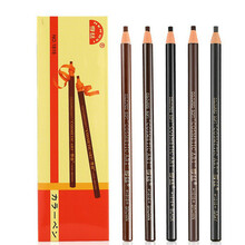 网红 化妆师影楼专用1818拉线眉笔 超好用拉线笔 黑棕灰棕色5色选送眉卡眉刷包邮 灰色