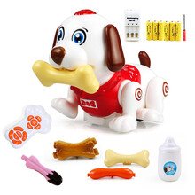 爱婴乐 儿童玩具机器狗男孩遥控电动早教机婴儿一岁半两岁宝宝小孩益智故事机 斑斑狗【遥控智能 充电版】