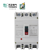 天正电气TGM1-63 50KA热磁式50A 3P手动固定式400VAC 01040072036配电保护塑壳断路器
