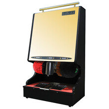 新亮点（NewPoint） 多功能 鞋底清洁器 双电机 自动感应 公用 擦鞋机 生活电器 金色鞋底清洁机