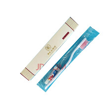 久洁（Jojell） 宾馆旅游酒店一次性洗漱用品牙刷牙膏套装牙具二合一套装（200套起售 纯白大平板+3克中华牙膏