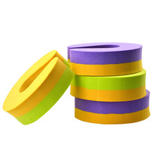 袋鼠宝宝 儿童防夹手加厚门卡 玻璃门挡宝宝门卡门塞防夹手安全保护门卡安全门档一个装 紫黄色