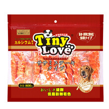 TinyLove 狗零食 A级鸡肉缠鳕鱼点芝麻800g 添加鳕鱼美毛零食 贵宾雪纳瑞靓毛