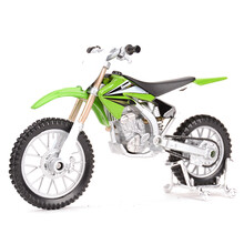 美驰图1:18川崎 Kawasaki公路趴赛山地越野机车仿真静态合金摩托车模型摆件收藏品 川崎 KX 250F