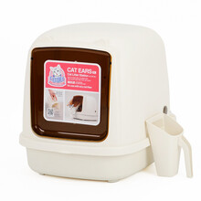 大号80有赠品 猫乐适全封闭猫砂盆防臭特大号封闭式猫厕所超大防外溅猫砂盆 小号51*38*42cm