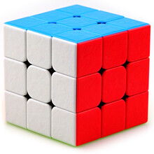圣手宝石三阶 专业比赛3阶魔方益智减压玩具 专业调试送教程 免贴纸不掉色 圣手宝石三阶彩色