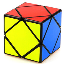 圣手 ShengShou/ 三阶镜面魔方 专业竞赛变体3阶异形魔方顺滑附教程秘籍 圣手斜转黑色