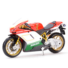 美驰图1:18杜卡迪 Ducati重机车公路赛趴赛原厂仿真静态合金摩托车模型摆件收藏礼品 1098S