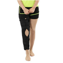 精久 医用下肢固定支具 成人款 儿童款 护膝矫正器腿部夹板支具下肢护具大腿小腿膝盖膝部伸直固定支架 儿童款 膝部下肢普通款 S