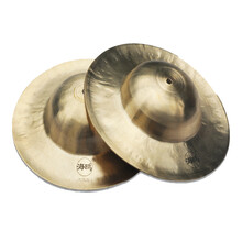 琴兹（Qin Ci） 响铜镲京镲15 17厘米20大小京钹铪子京钗水镲戏曲腰鼓镲小镲 专业 大帽镲26CM