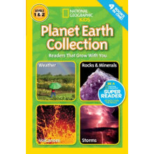 4个地球故事合辑 L1L2 美国国家地理儿童百科分级读物 NGR EARTH COLLECTION进口原版 英文