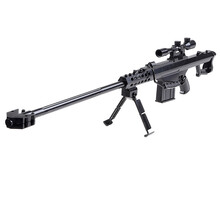 吃鸡全金属拼装模型1:2.05M82A1巴雷特大炮AWP枪AK47可拆卸金属拼装模型枪不可发射 大号巴雷特65厘米