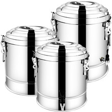 锐佳（RUIJIA）不锈钢商用保温桶奶茶桶开水桶咖啡豆浆果汁饮料桶带水龙头大容量 60L双龙头