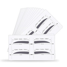 谷崎 【附带眉笔一支  可选色】画眉贴纸平眉自然眉弯眉韩式眉型画眉贴画眉卡修眉卡画眉修眉辅助器 韩式眉贴16对32贴（送眉笔一支）