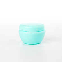 ilbu 面霜盒子护肤品面膜膏霜分装盒袋带内盖旅行便携化妆品小空瓶泡瓶隐形眼镜蘑菇膏霜盒 蘑菇膏霜/绿色-10g