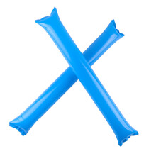 SunNovelty 啦啦队充气棒 运动会婚礼 加油棒 啦啦棒 演唱会 足球比赛助威棒幼儿园活动道具 蓝色25对