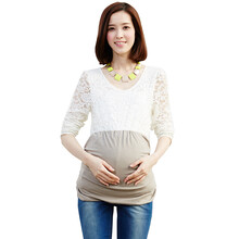 十月妈咪防辐射服 银纤维防辐射肚兜肚围 护胎宝 浅驼色 均码