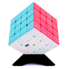 奇艺（QiYi）炫彩魔方一二三四五七阶魔方1阶2阶3阶4阶5阶7阶比赛专用竞技魔方玩具顺滑流畅 四阶魔方【炫彩4阶】+训练书+教程录像