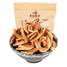 李村 李村脂渣肉条香酥五花猪肉干肉脆哨休闲零食青岛非遗小吃零食 肥3瘦7(酥脆）100g【罐装】