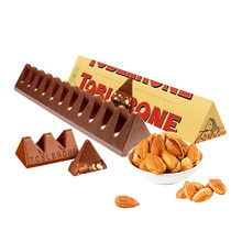 三角（Toblerone）瑞士黑巧克力含蜂蜜及巴旦木糖100g 儿童休闲零食出游生日礼物