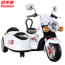 儿童电动车大号宝宝三轮摩托车可坐3-8岁宝宝双座电动摩托车三轮电动童车俊俊猴 白色遥控版【12V双驱+缓启动+发光轮+双人座】