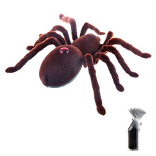 猫玩具电动飞舞蝴蝶逗猫棒遥控假老鼠毛绒仿真猫咪用品小幼猫猫爱 遥控蜘蛛