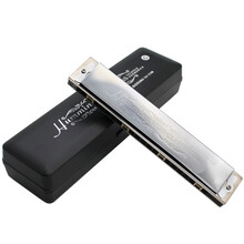 SUZUKI铃木日本原装进口SU-21W哈明升级款复音口琴C调高级演奏用SU21W合成树脂琴格 #D(降E)调