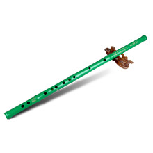 玉屏箫笛 紫竹一节笛子 绿色 玉屏笛 笛子 乐器 定制款 姚茂顺制 F调(初学常用)