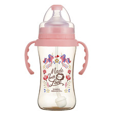 小狮王辛巴婴儿奶瓶PPSU吸管奶瓶 耐摔宝宝防胀气奶瓶宽口径 断奶神器 独角兽之梦 270ml