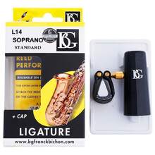 BG 卡子 黑管 萨克斯笛头 皮卡子 卡子 软卡 高音 中音 次中音 L6 L12 L13 L14 L14【高音萨克斯笛头卡子】