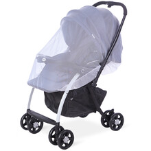童健 通用婴儿宝宝手推车伞车童车加大加密松紧全罩式蚊帐  (不含婴儿车) 圆形全罩款*白色