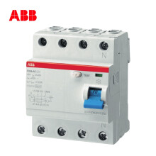 ABB F200系列不带过电流保护的剩余电流保护器；F204 A-100/0.1